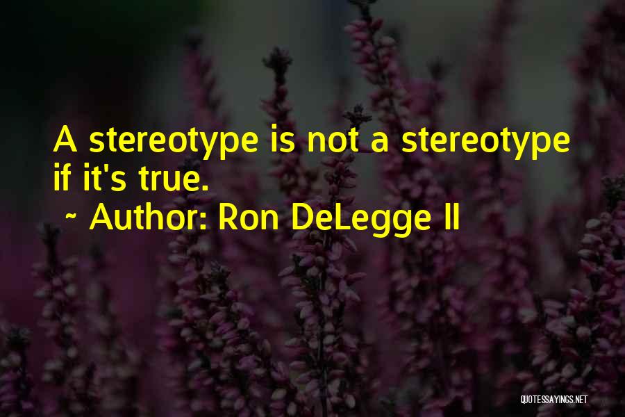 Prejudice And Stereotypes Quotes By Ron DeLegge II