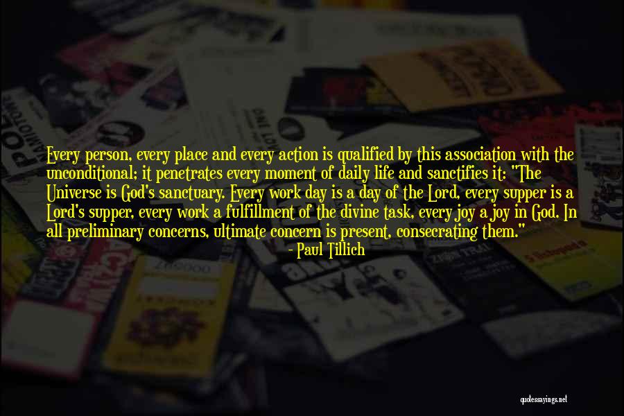 Preliminary Quotes By Paul Tillich