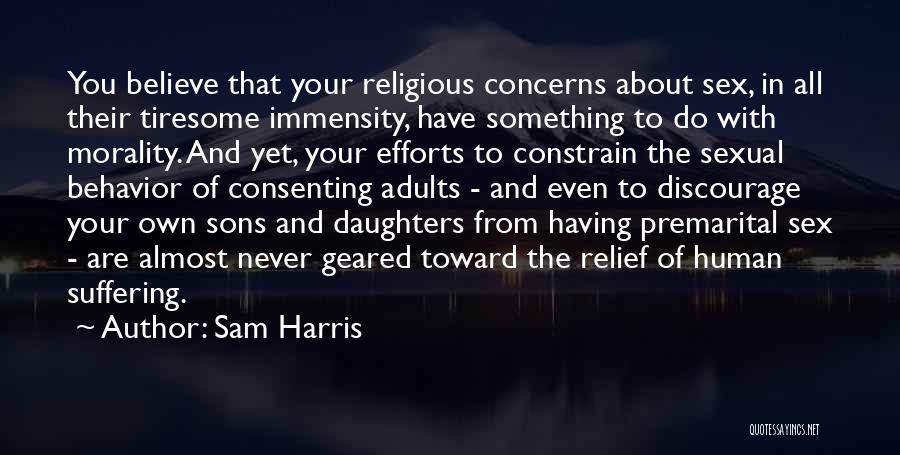 Premarital Quotes By Sam Harris