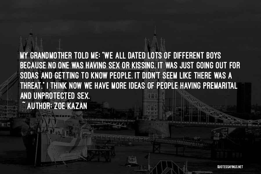 Premarital Quotes By Zoe Kazan