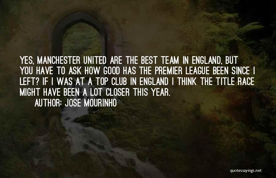 Premier League Best Quotes By Jose Mourinho