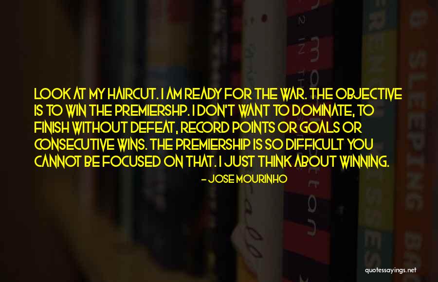 Premiership Soccer Quotes By Jose Mourinho Premiership Soccer Quotes By Jose Mourinho