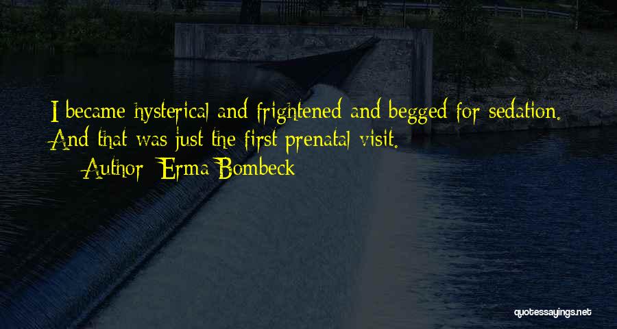 Prenatal Quotes By Erma Bombeck