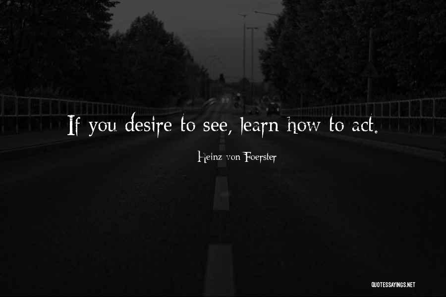 Preoccupations In Enneagram Quotes By Heinz Von Foerster