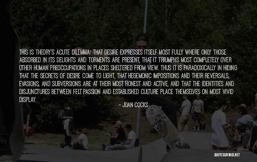 Preoccupations Quotes By Joan Cocks Preoccupations Quotes By Joan Cocks