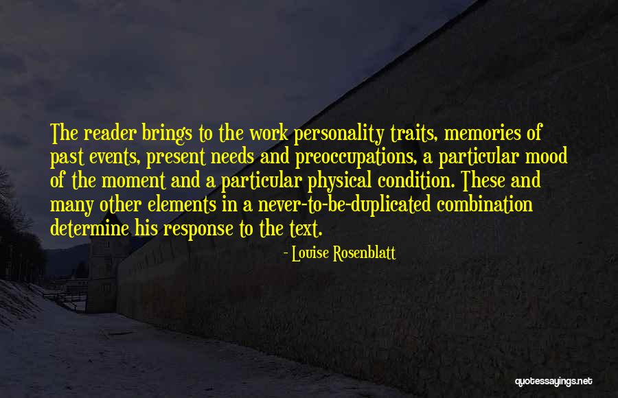 Preoccupations Quotes By Louise Rosenblatt Preoccupations Quotes By Louise Rosenblatt
