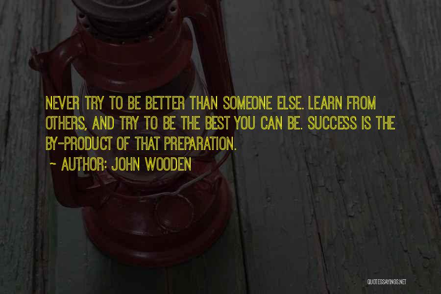 Preparation For Success Quotes By John Wooden