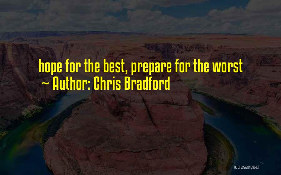 Prepare For The Worst Quotes By Chris Bradford