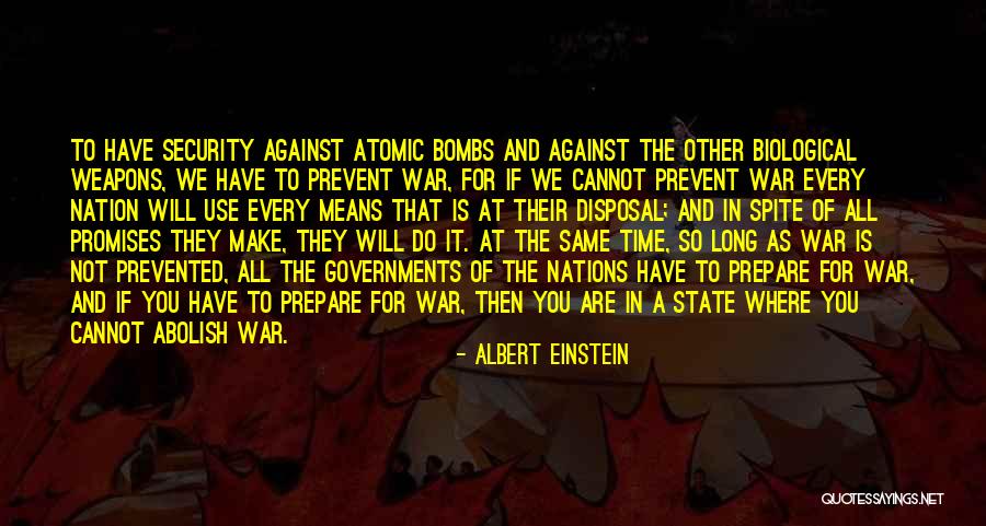 Prepare For War Quotes By Albert Einstein