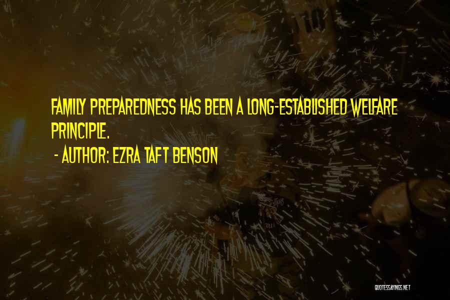 Preparedness Quotes By Ezra Taft Benson