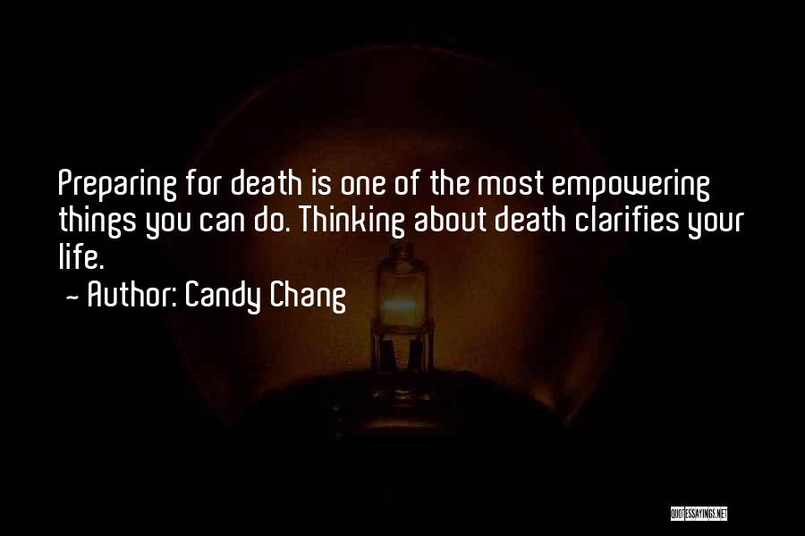 Preparing For Death Quotes By Candy Chang