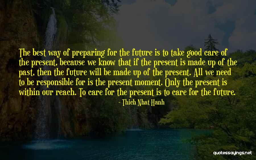 Preparing For Future Quotes By Thich Nhat Hanh