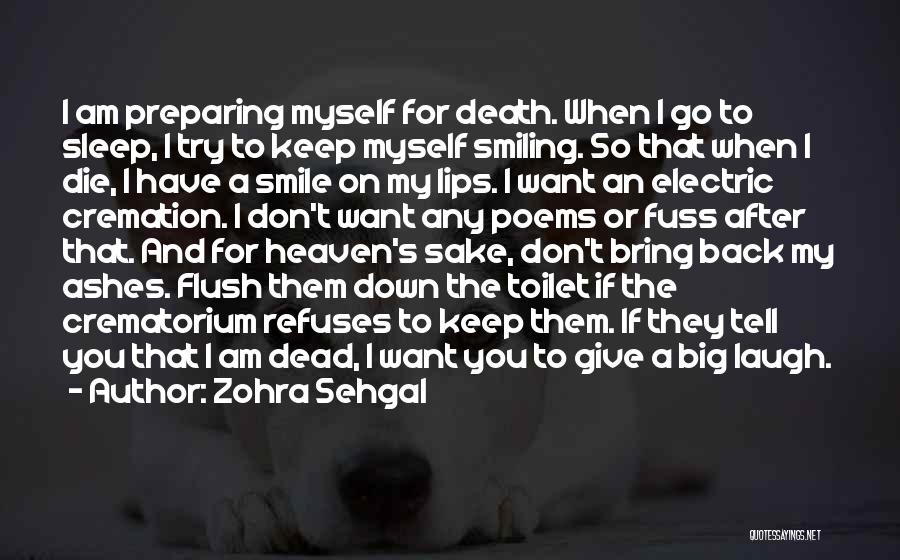 Preparing To Die Quotes By Zohra Sehgal