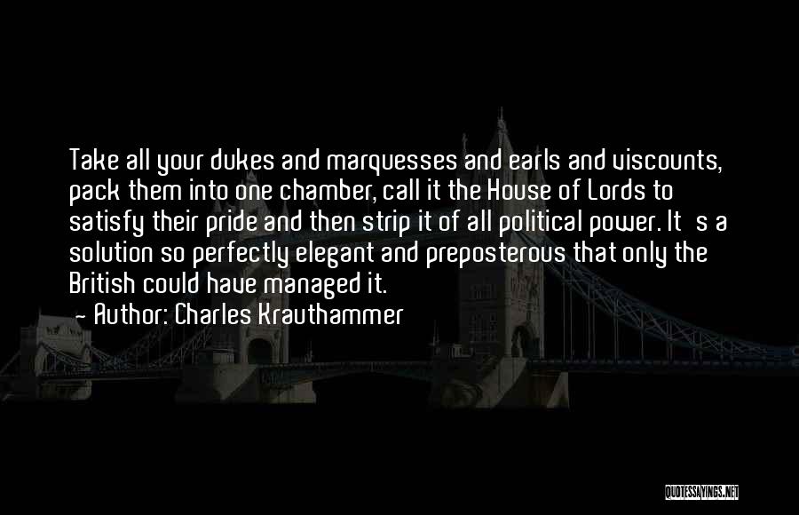 Preposterous Quotes By Charles Krauthammer