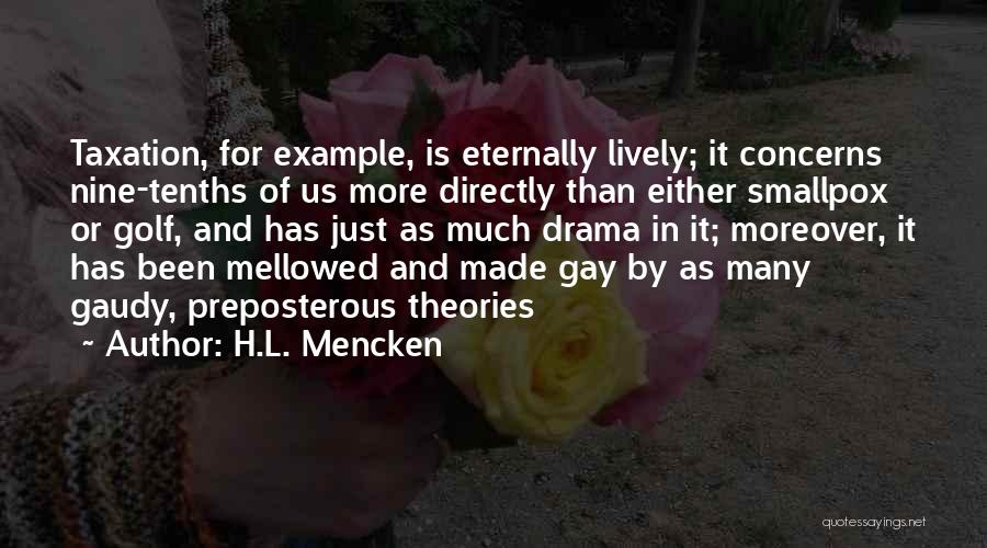 Preposterous Quotes By H.L. Mencken