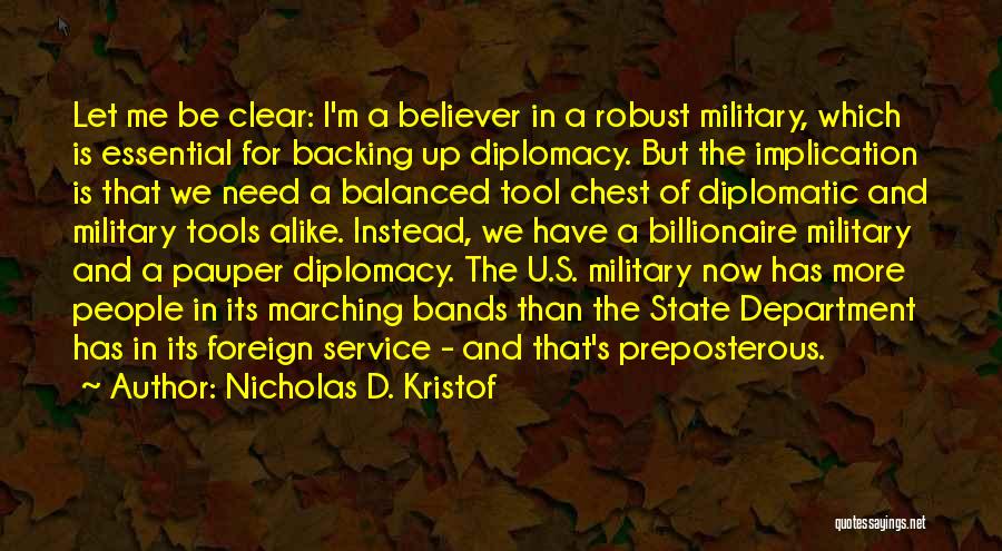 Preposterous Quotes By Nicholas D. Kristof