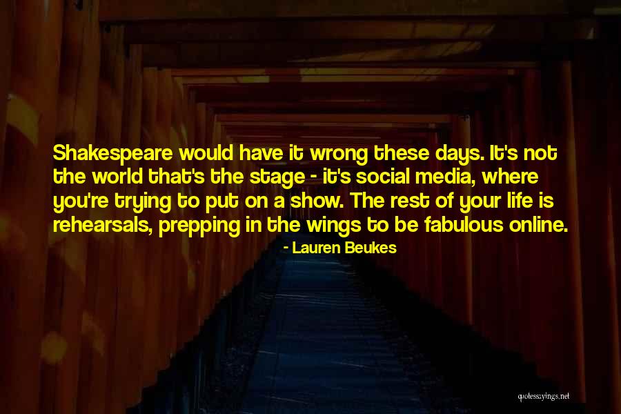 Prepping Quotes By Lauren Beukes