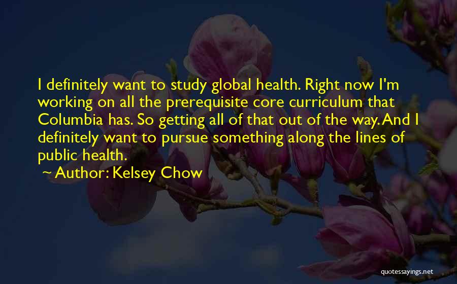 Prerequisite Quotes By Kelsey Chow