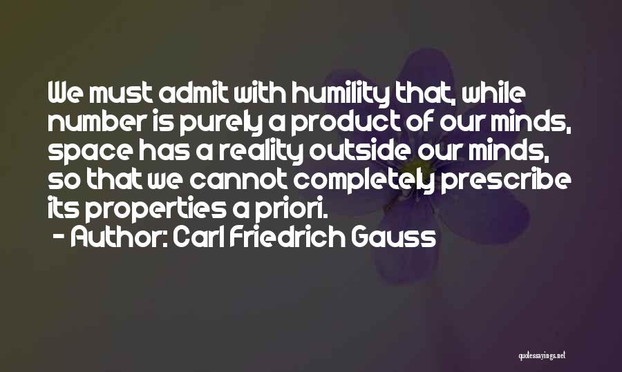 Prescribe Quotes By Carl Friedrich Gauss