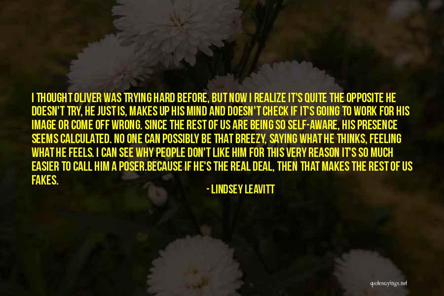 Presence Of Mind Quotes By Lindsey Leavitt