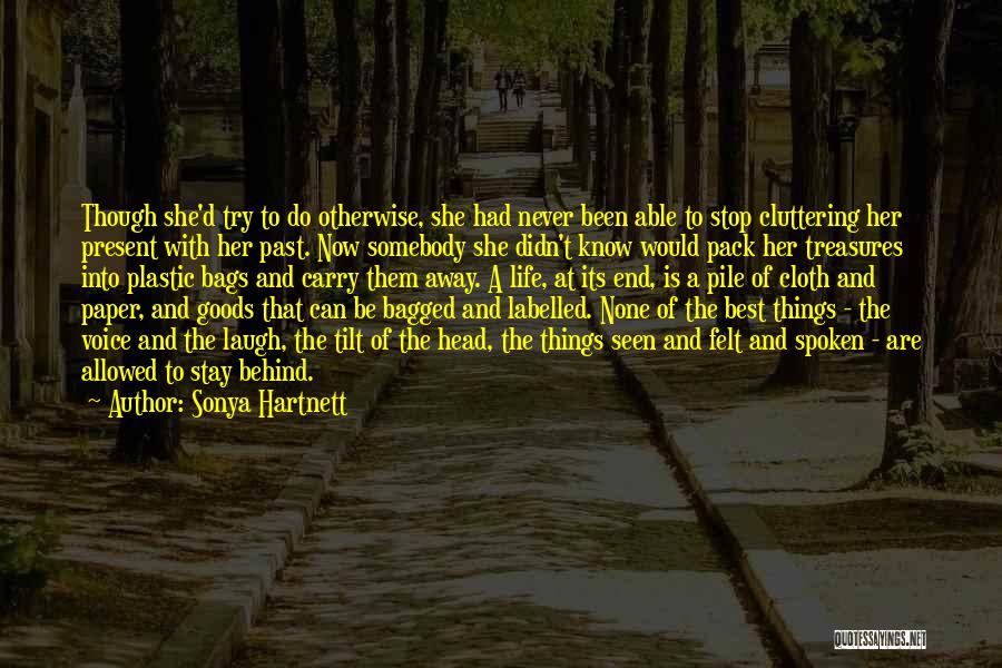 Present And Past Quotes By Sonya Hartnett