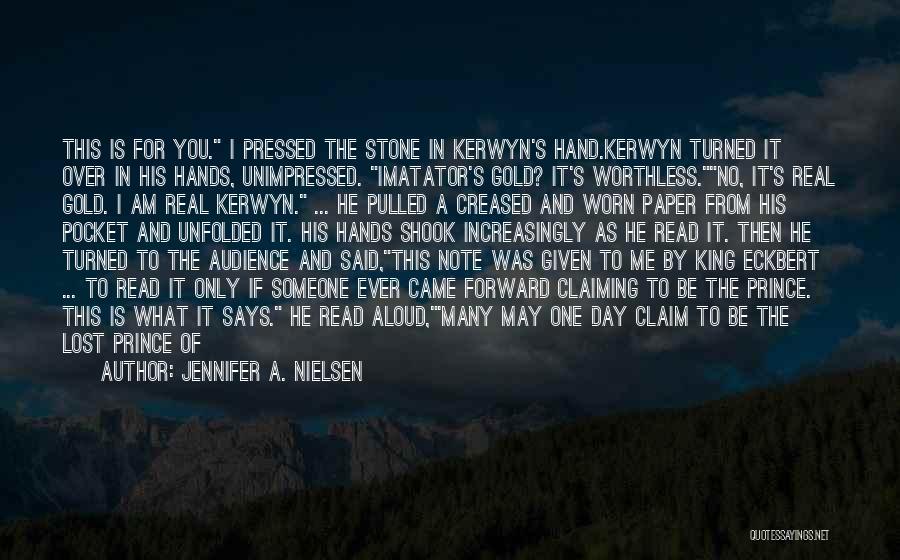 Present To An Audience Quotes By Jennifer A. Nielsen