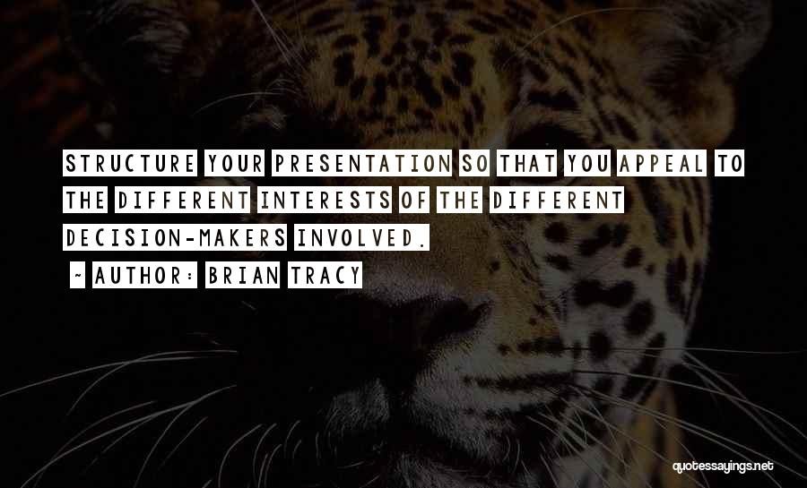 Presentation Quotes By Brian Tracy