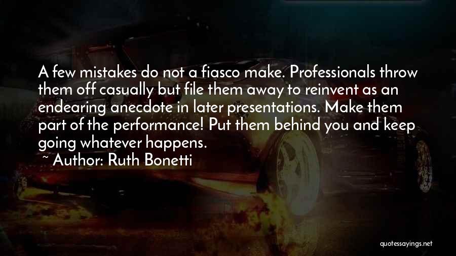 Presentations Skills Quotes By Ruth Bonetti
