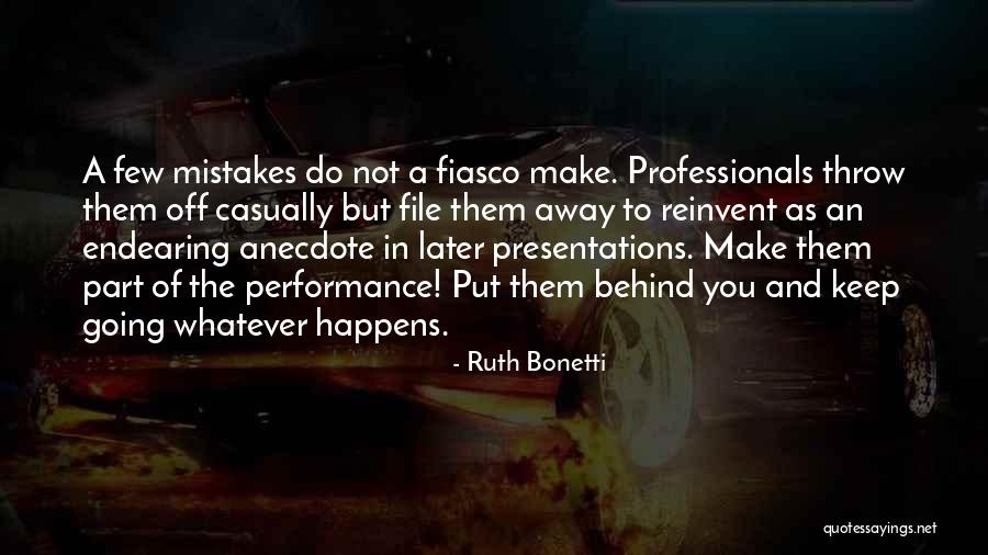 Presentations Skills Quotes By Ruth Bonetti