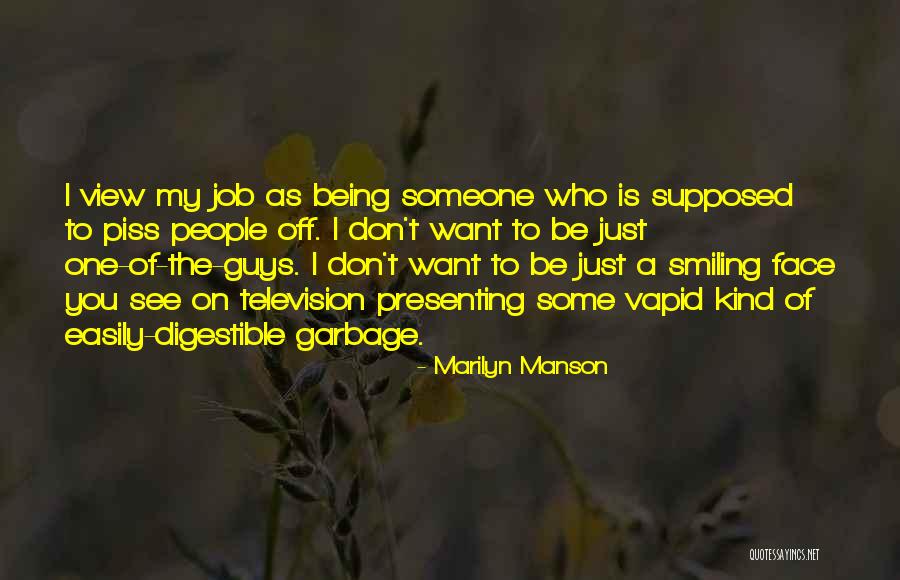 Presenting Yourself Quotes By Marilyn Manson