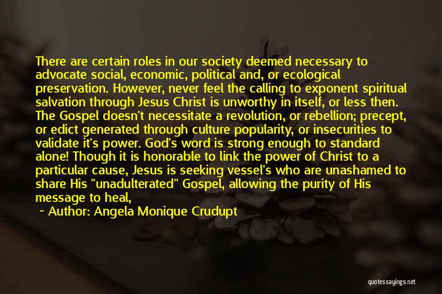 Preservation Of Culture Quotes By Angela Monique Crudupt