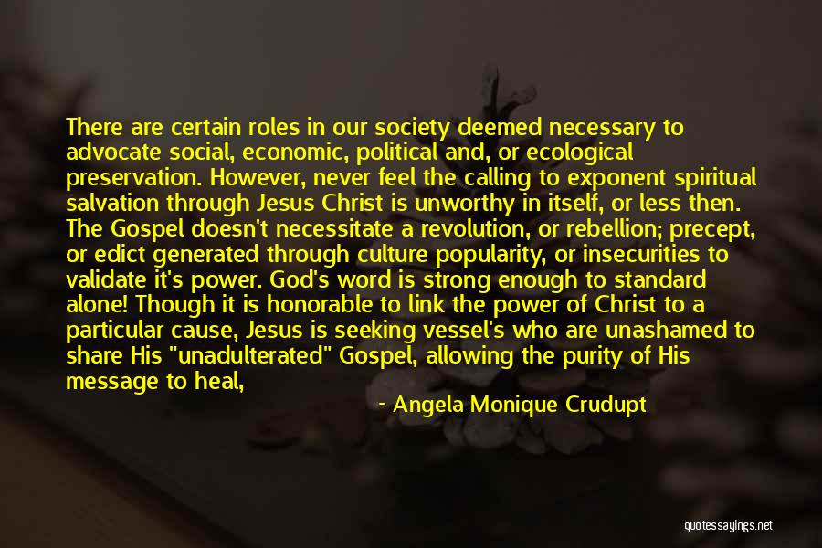 Preservation Of Culture Quotes By Angela Monique Crudupt