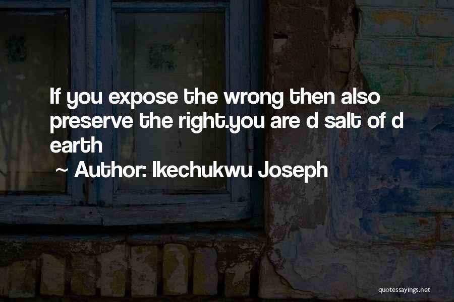 Preserve Earth Quotes By Ikechukwu Joseph