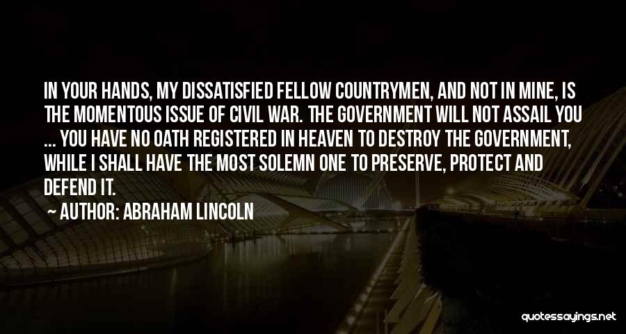 Preserve Quotes By Abraham Lincoln