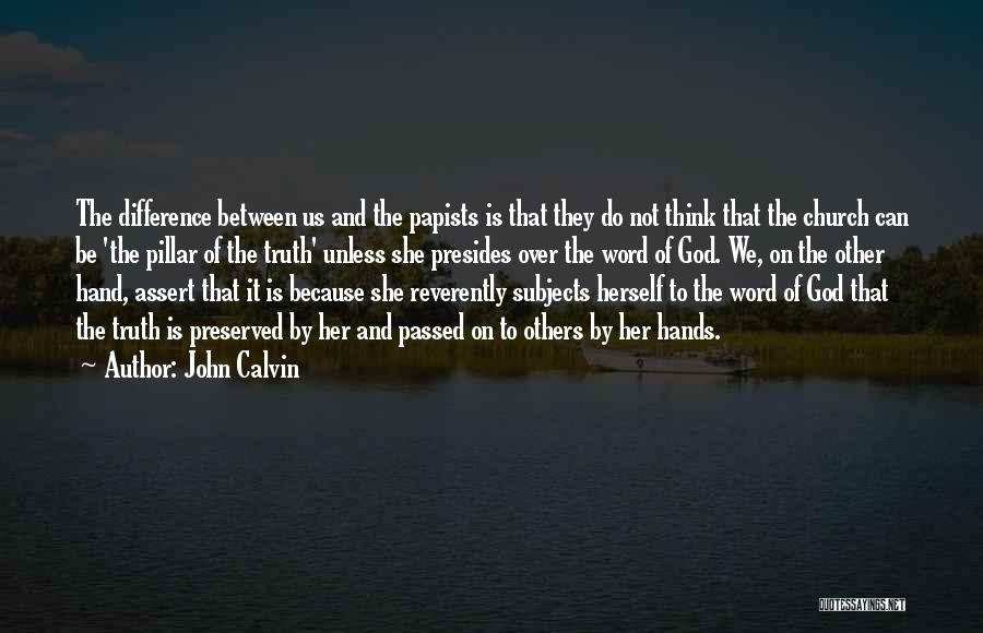 Preserved Quotes By John Calvin