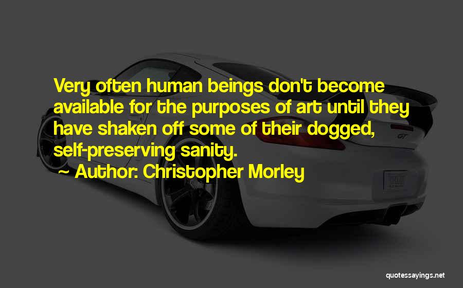 Preserving Art Quotes By Christopher Morley