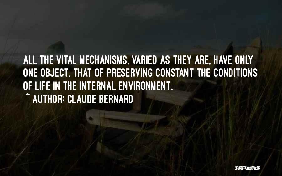 Preserving Environment Quotes By Claude Bernard