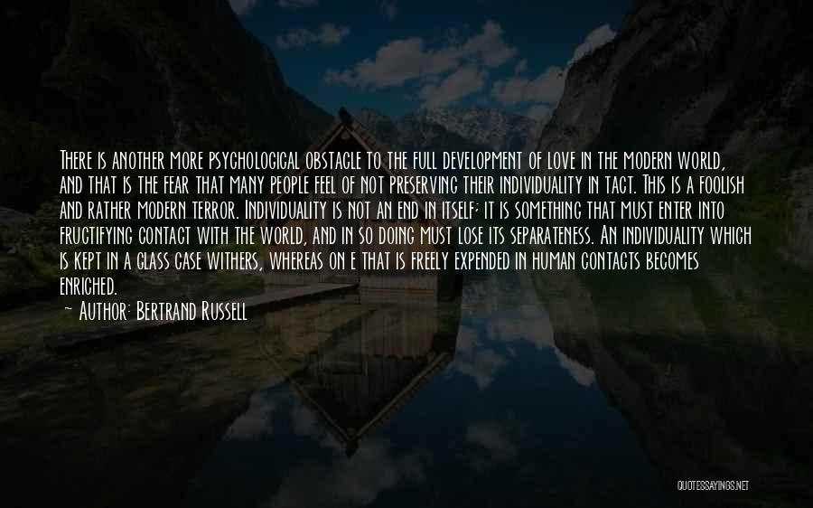 Preserving Love Quotes By Bertrand Russell
