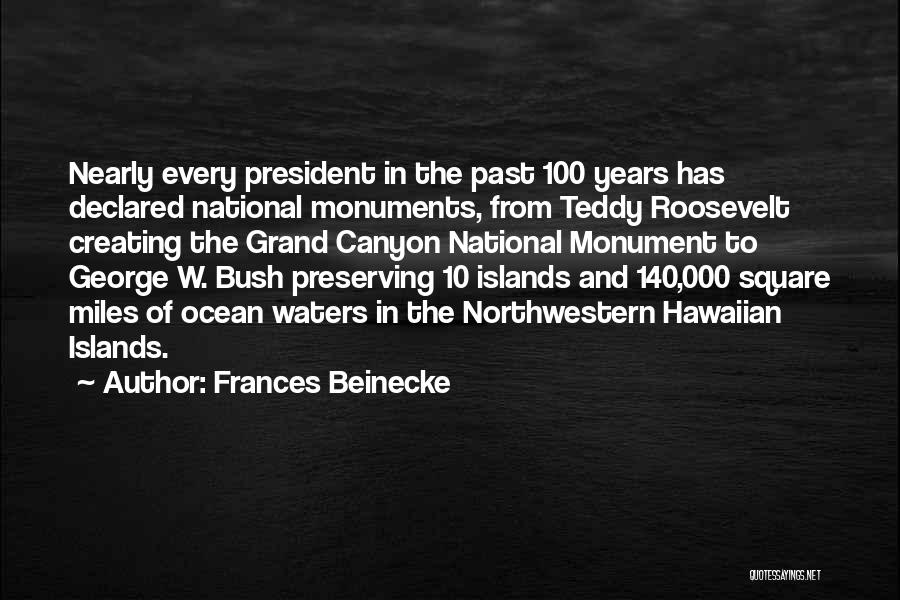 Preserving Monuments Quotes By Frances Beinecke