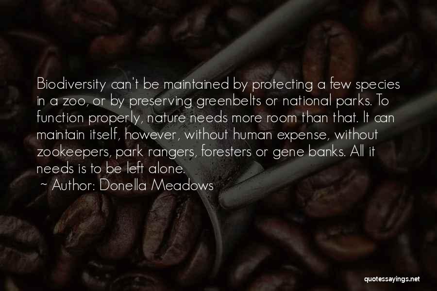 Preserving National Parks Quotes By Donella Meadows
