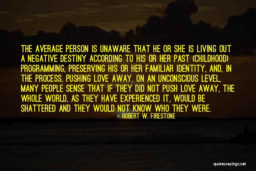 Preserving The Past Quotes By Robert W. Firestone Preserving The Past Quotes By Robert W. Firestone