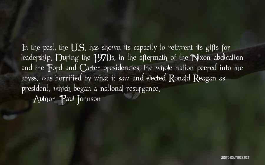 President Johnson Quotes By Paul Johnson