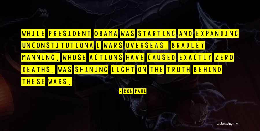 President Obama Quotes By Ron Paul