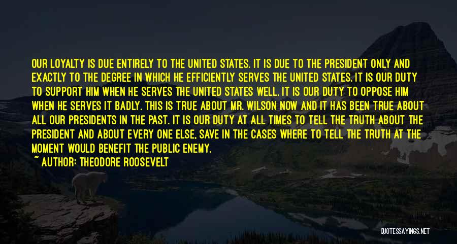 President Theodore Roosevelt Quotes By Theodore Roosevelt