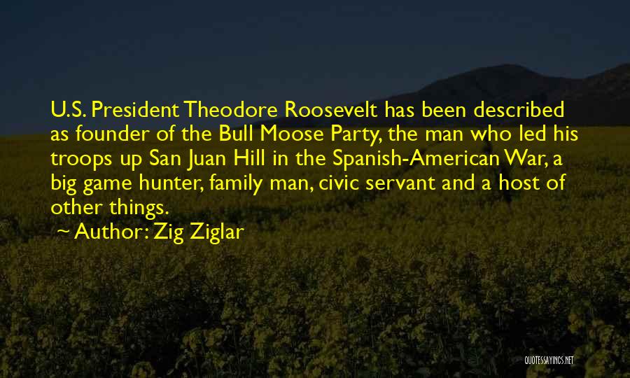 President Theodore Roosevelt Quotes By Zig Ziglar