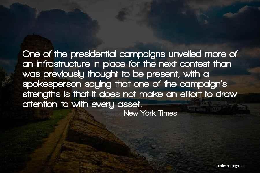 Presidential Campaign Quotes By New York Times Presidential Campaign Quotes By New York Times