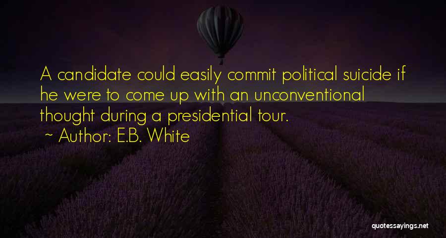 Presidential Candidate Quotes By E.B. White