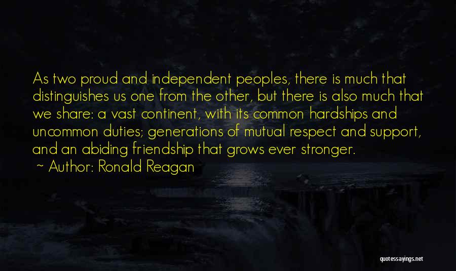 Presidential Respect Quotes By Ronald Reagan