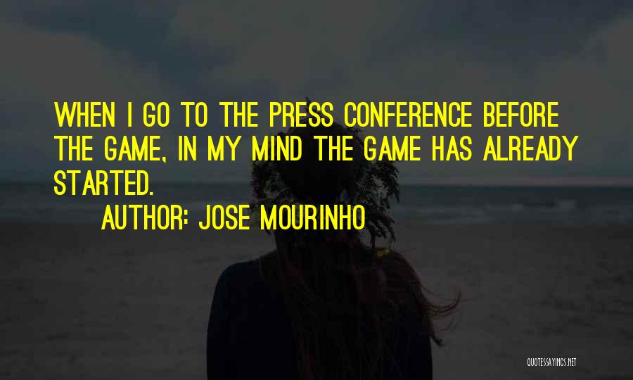 Press Conference Quotes By Jose Mourinho