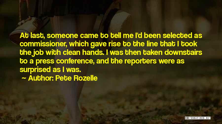 Press Conference Quotes By Pete Rozelle